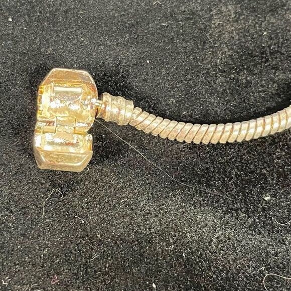 Pandora Compatible Bracelet 8.5” Silvertone - Picture 6 of 7